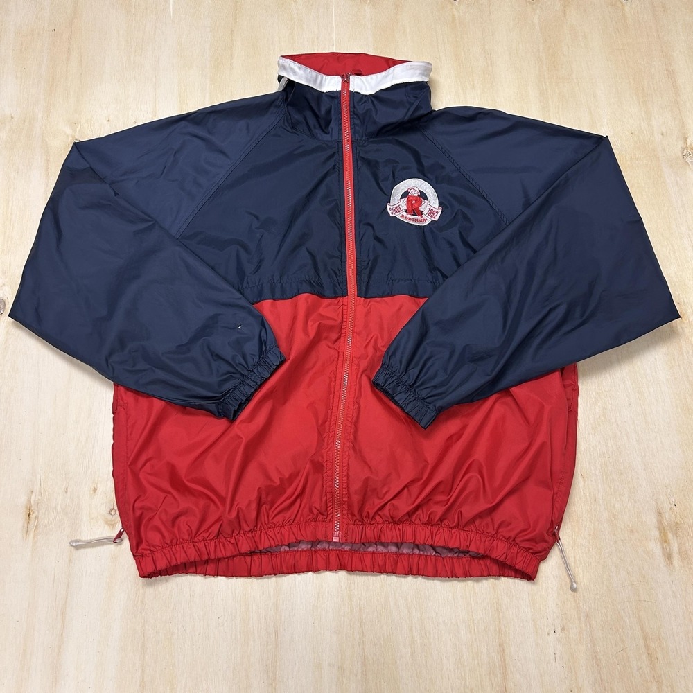 Reading Phillies Jacket Mens L/XL Red Blue Minor League Baseball Dunbrooke